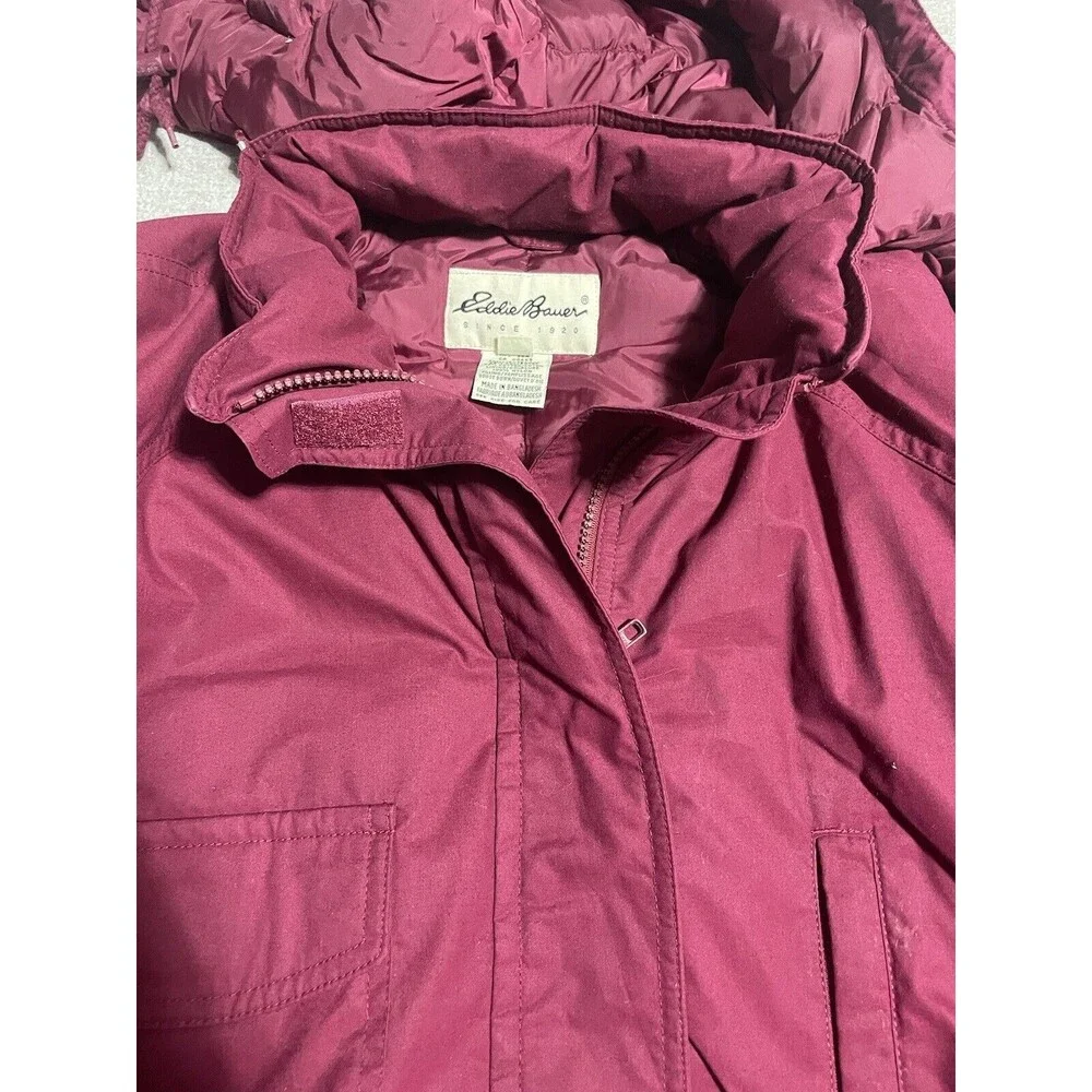 Eddie Bauer Jacket Men’s Large Red Snow Outdoor Jacket